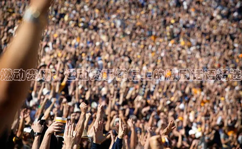 燃动赛场：运动赛事横幅上的激励话语精选